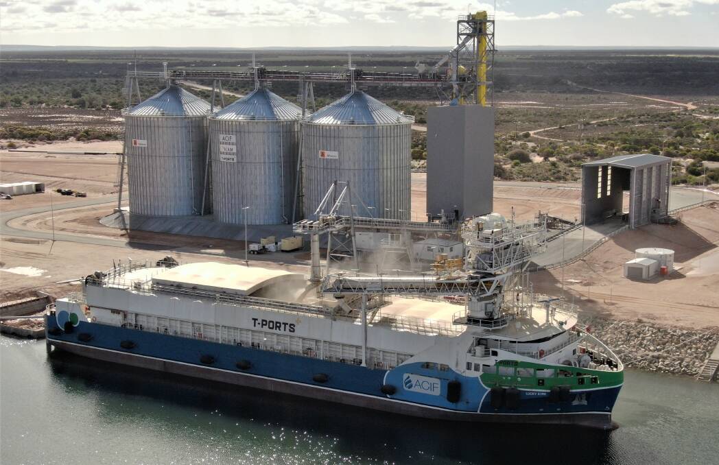 The T-Ports facility on South Australia's Eyre Peninsula funded by Merricks Capital in partnership with local farmers and private equity investors. Photo supplied.
