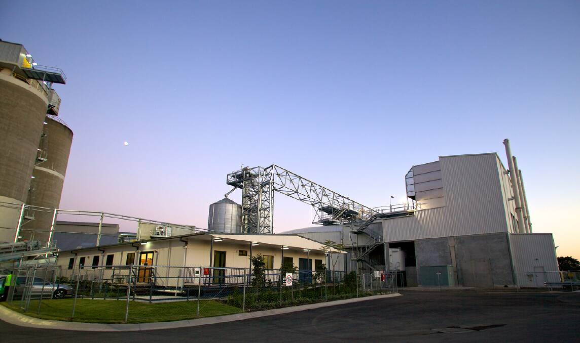 GrainCorps malt processing plant at Pinkemba, in Queensland. 