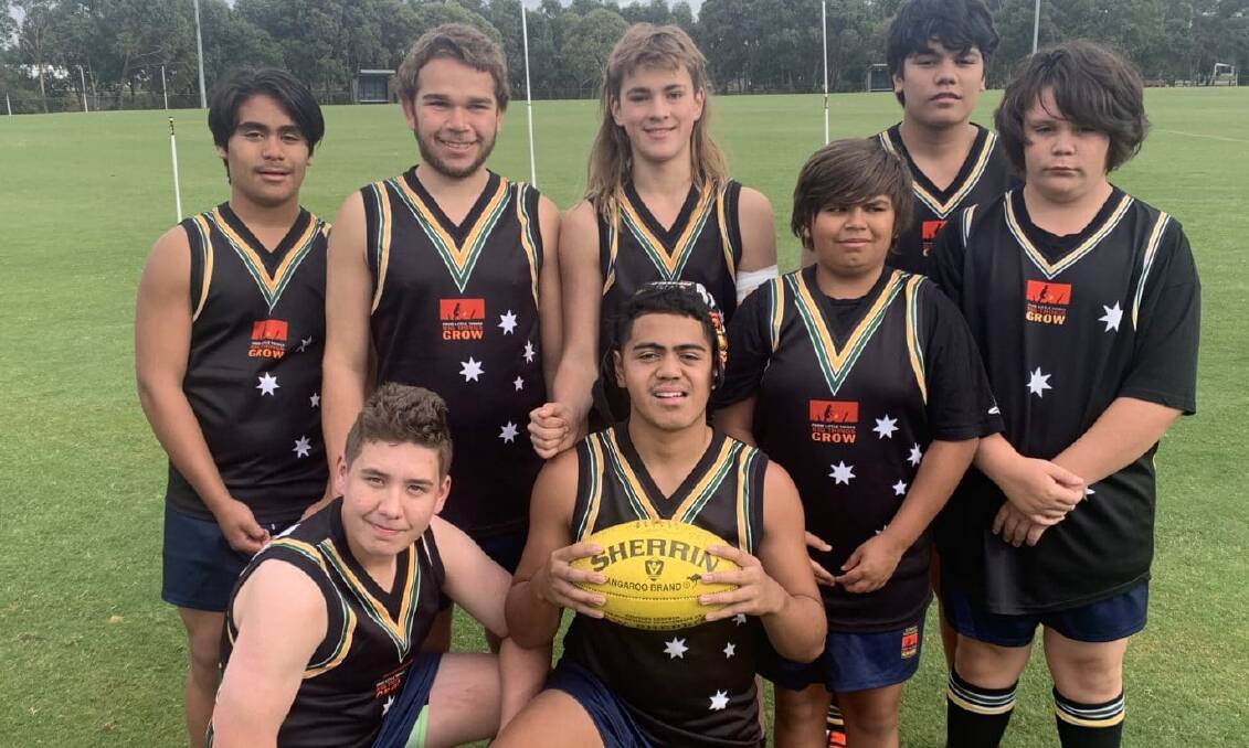 West Australian student footballers supported in school by the Clontarf Foundation. 