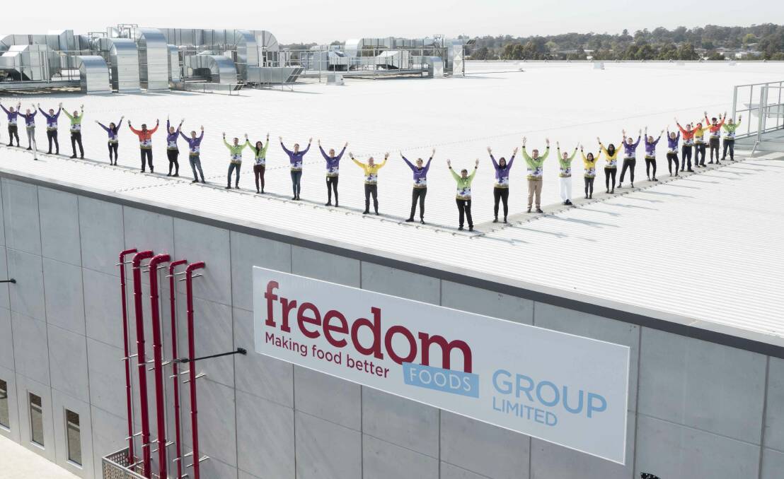 Freedom Foods Group's Sydney processing site at Ingleburn opened three years ago.