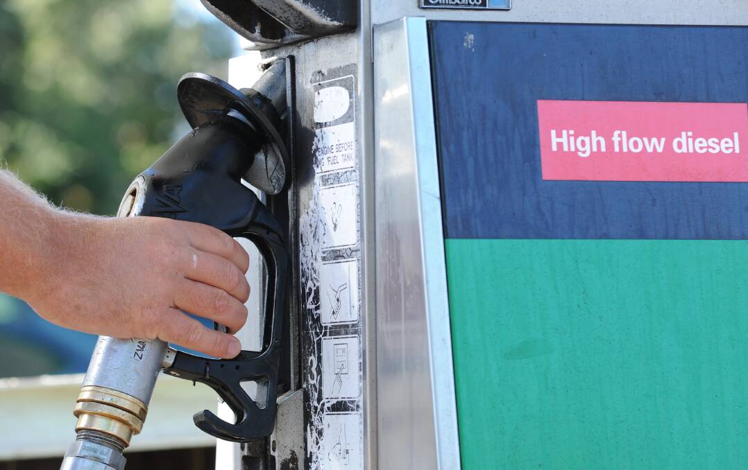 In Australian dollar terms, the benchmark international diesel price jumped from $145/barrel to almost $185 in the past month. File photo