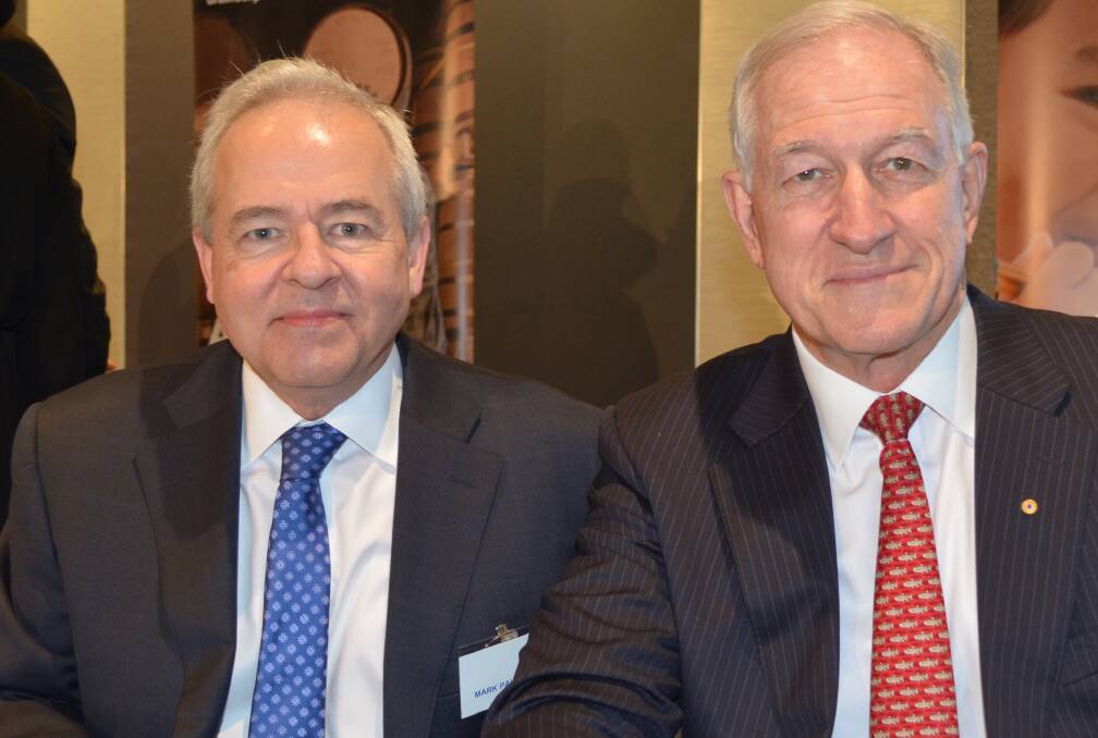 GrainCrop chief executive officer, Mark Palmquist and chairman, Graham Bradley.