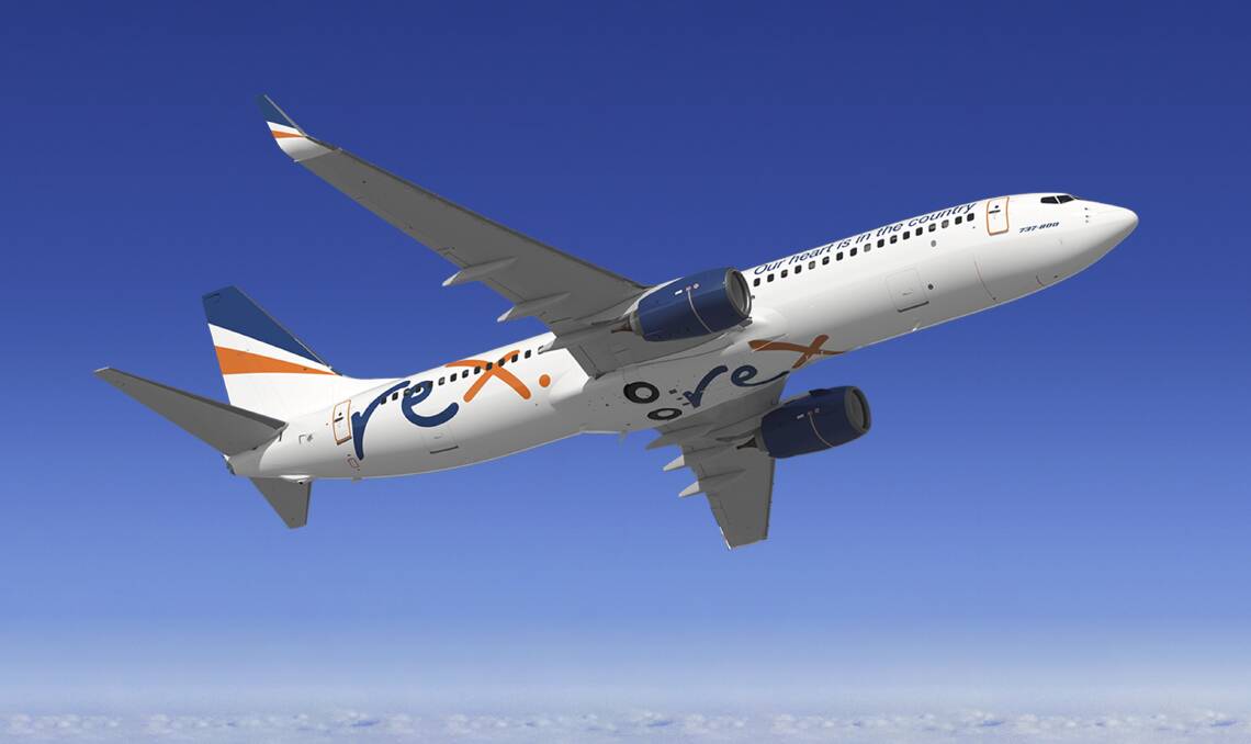 The first of Regional Express' Boeing 737 jets are now being prepped and painted for flights to Melbourne in March.