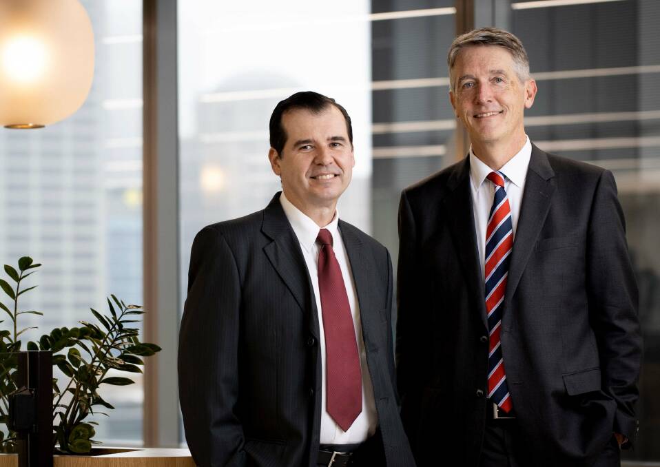 Incitec Pivot Limiteds newly appointed managing director, Mauro Neves de Moraes, and chairman, Greg Robinson.