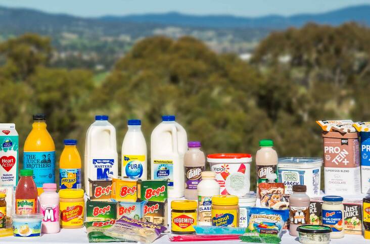 Bega Group products have market-leading positions in the milk, yoghurt and spreads categories. Photo supplied.