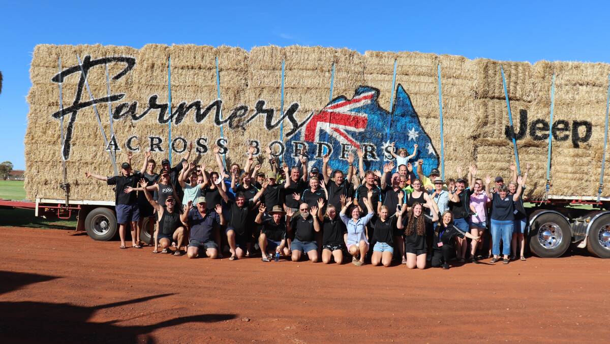 The whole crew included about 65 volunteers from across the WA agricultural region.