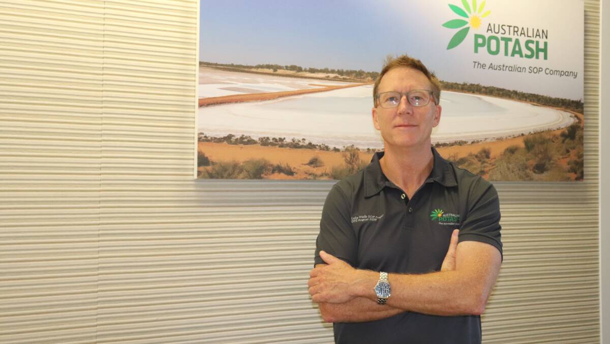 Australian Potash Ltd managing director and chief executive officer Matt Shackleton.