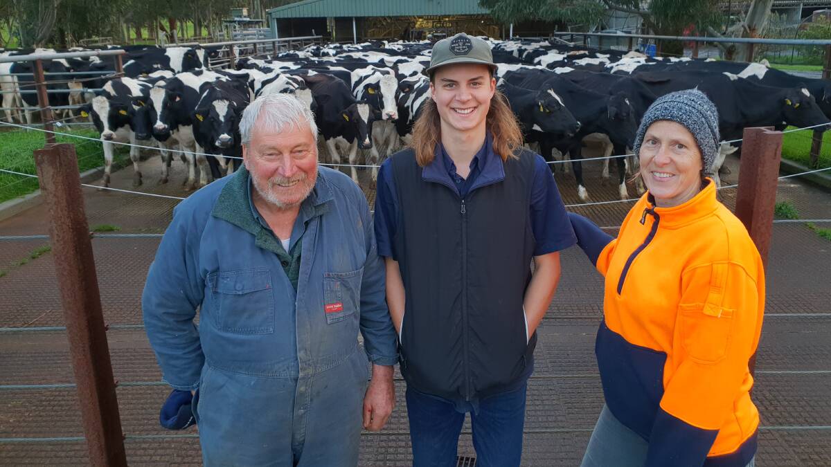 Rodney, Justin and Nicole May, Cowaramup, are proud their dairy was listed in the top 100 nationally for milk quality this year by Dairy Australia.