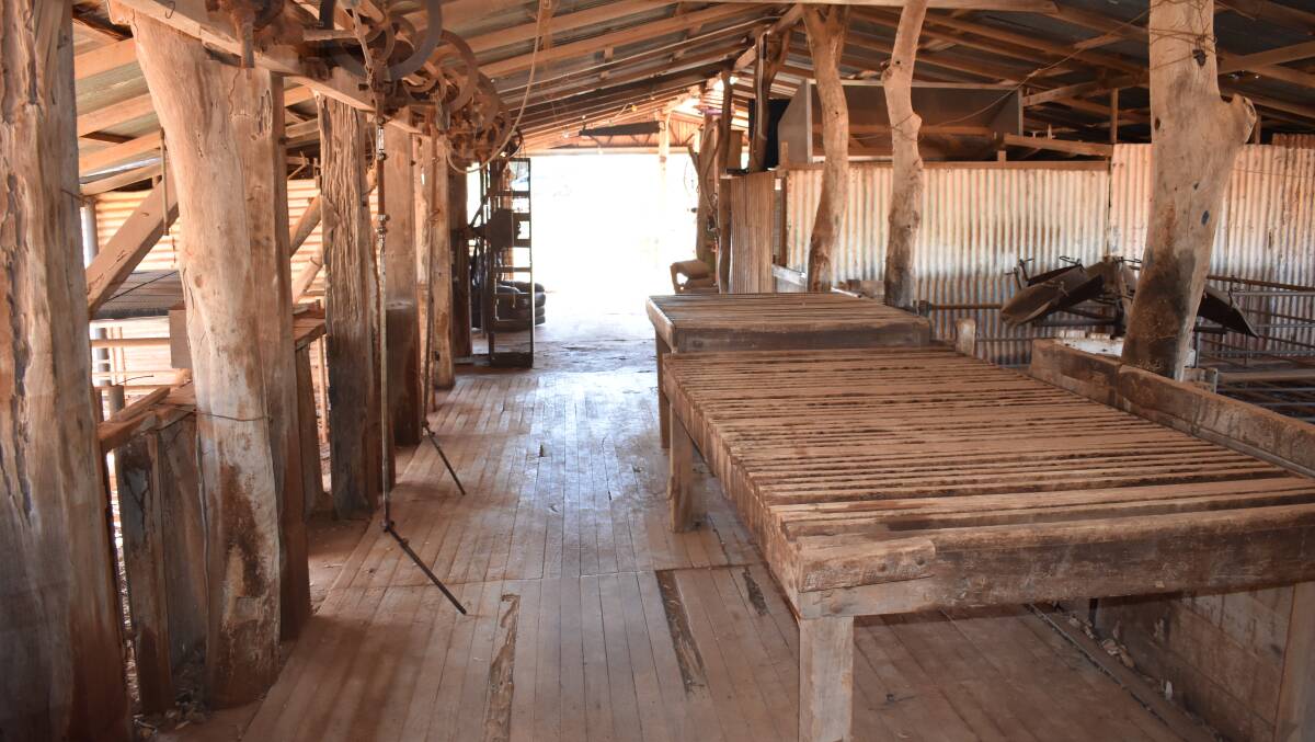 The historic shearing shed is the next project for Bullara station owners Tim and Edwina Shallcross, they have plans to restore it and turn it into a caf.