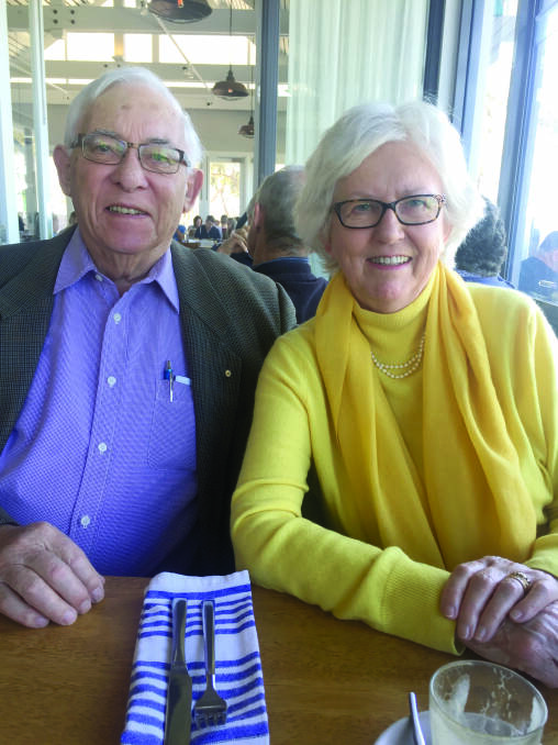  Julie Keamy, pictured with her husband Glen, was awarded a Medal of the Order of Australia (OAM) for her contribution to the wool industry and community service.