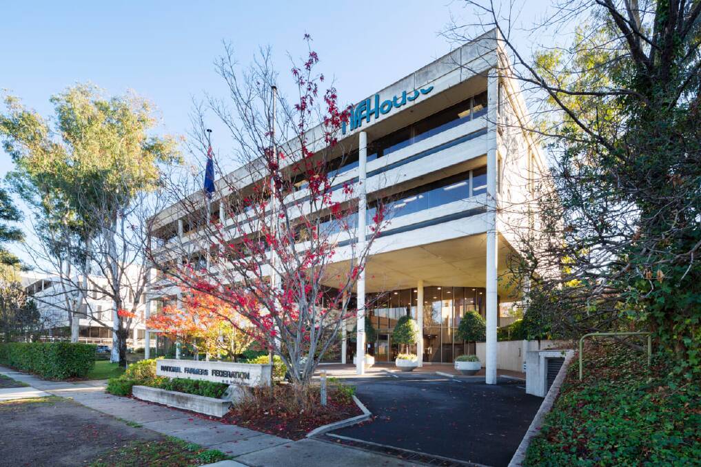 OPTIONS: Expressions of interest were sought for NFF House. Photo: Colliers International Canberra