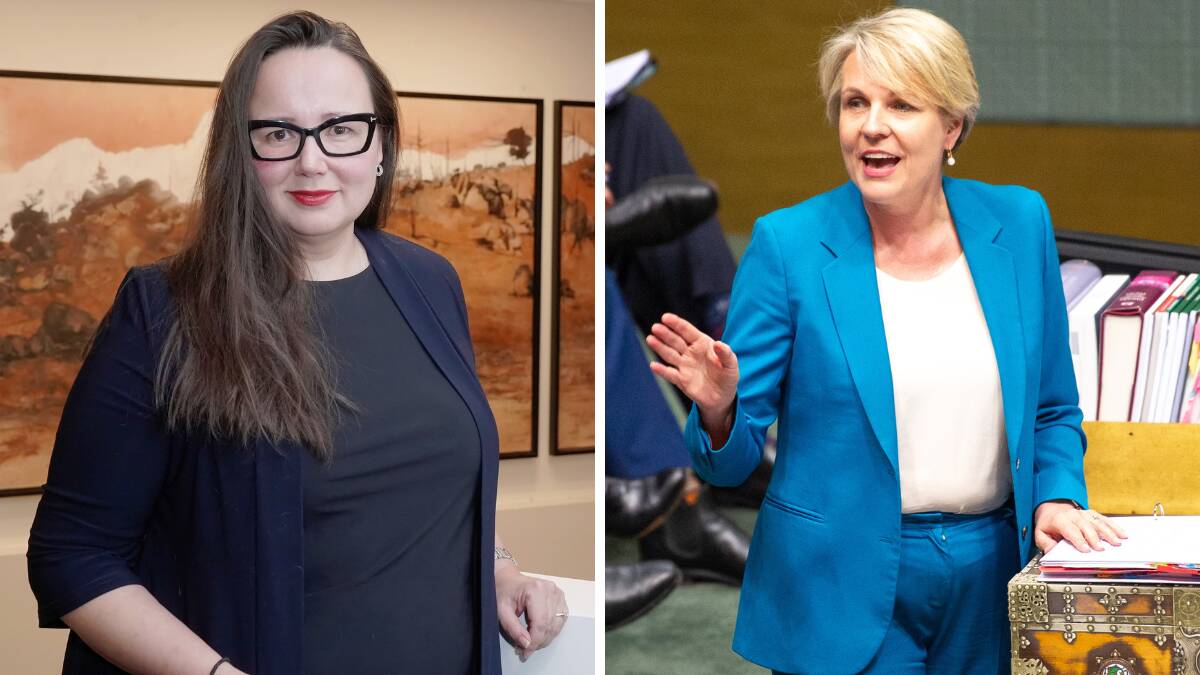 Victorian Water Minister Harriet Shing and federal Water Minister Tanya Plibersek.