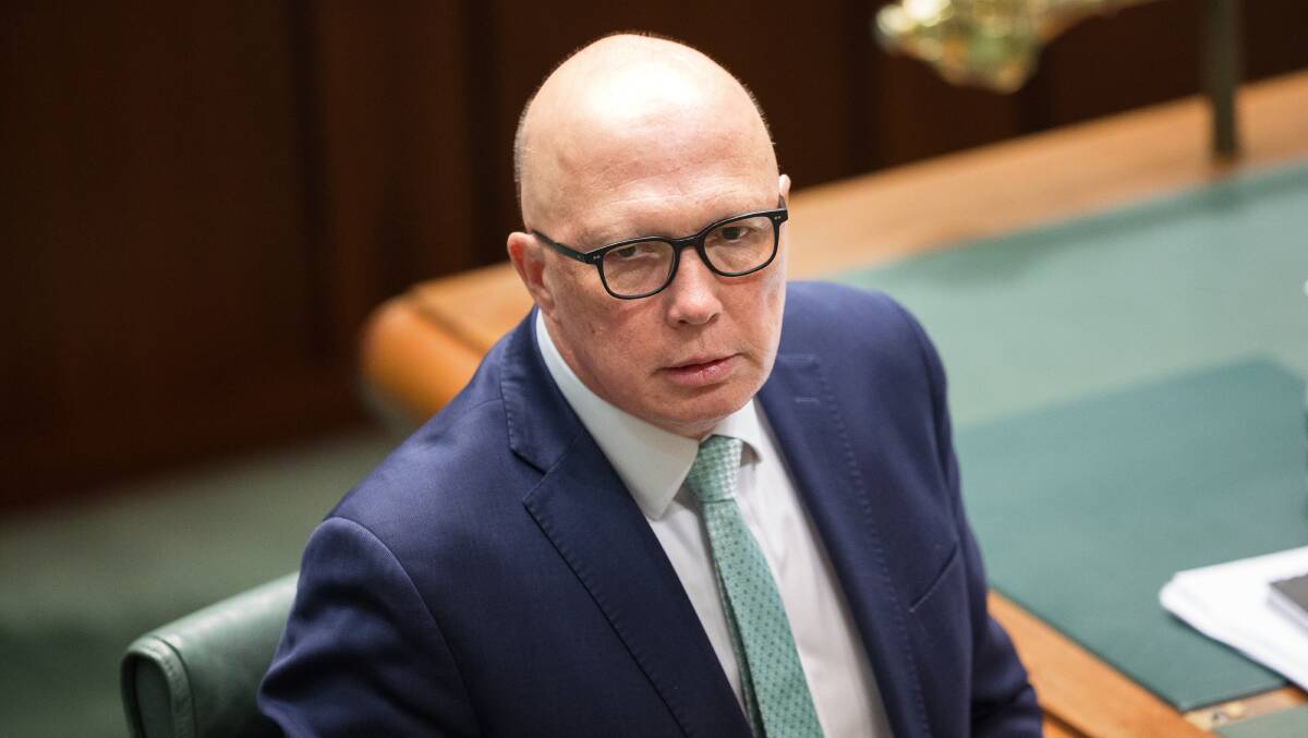 More should have been done to prepare for the regional population migration, Opposition leader Peter Dutton says. Picture by Sitthixay Ditthavong