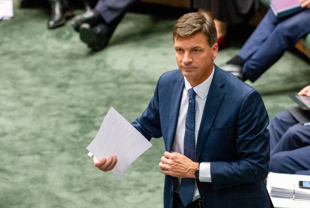 TECH ROADMAP: Emission Reductions Minister Angus Taylor says the grants will help the government push the cost of measuring soil carbon down to the goal of $3/ha. Photo: Elesa Kurtz