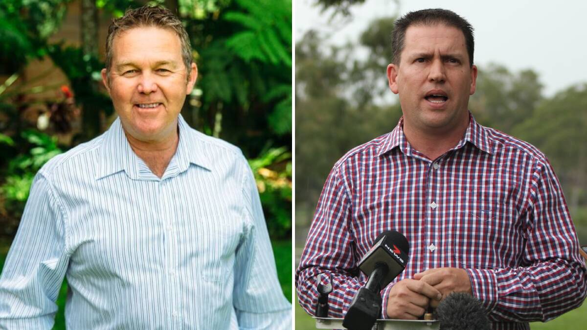FACE OFF: LNP candidate Colin Boyce and Labor candidate Matt Burnett will face off in Flynn in one of tightest contests of the election.