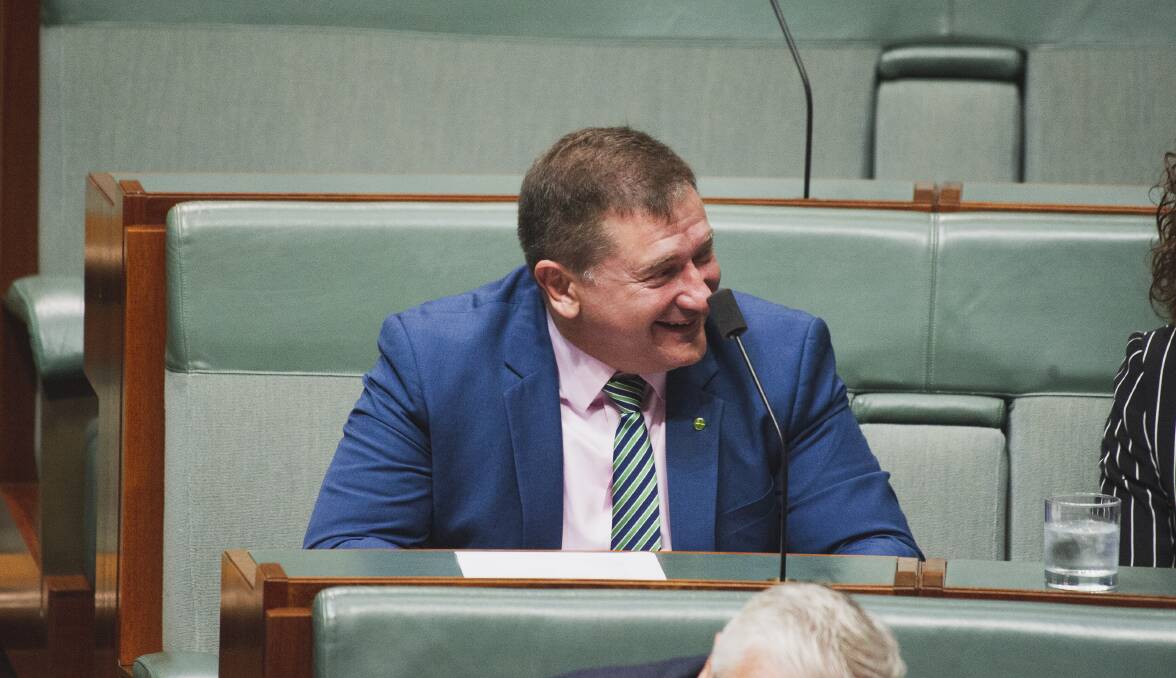 BACK TO NATS: Wide Bay MP Llew O'Brien has rejoined the Nationals party room. Photo: Dion Georgopoulos