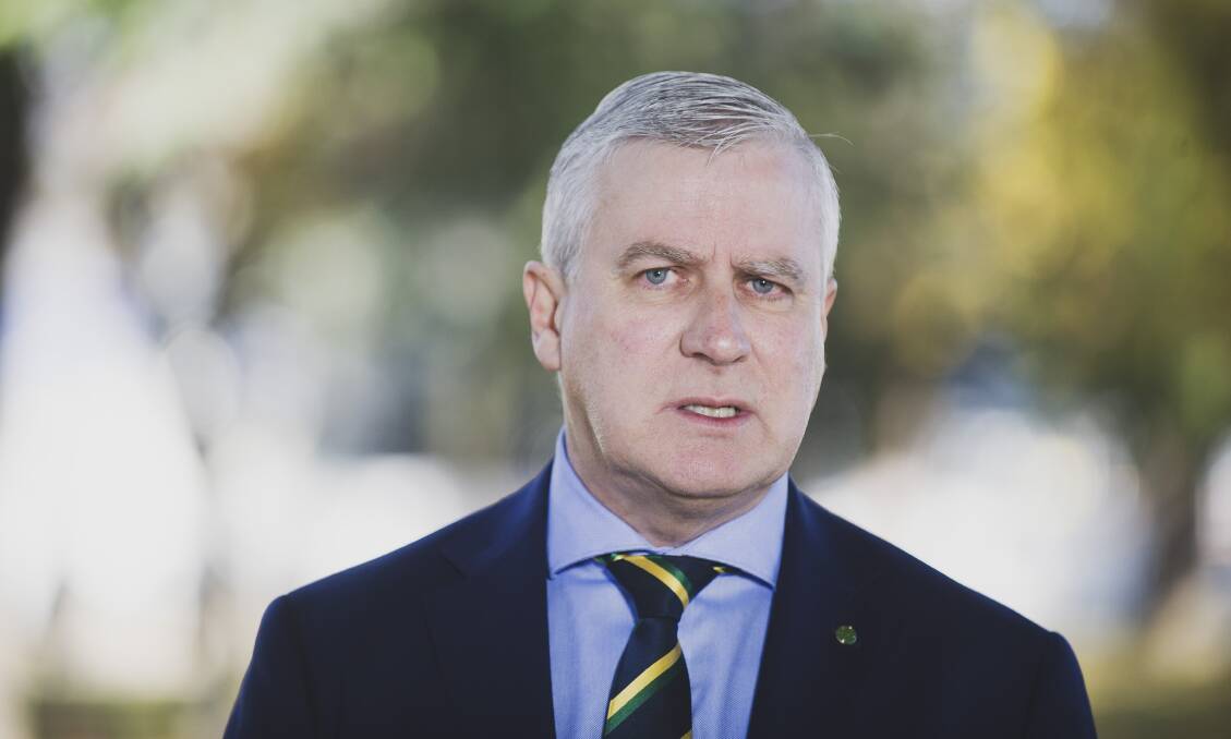 TRAVEL QUERY: Michael McCormack's use of travel allowance has come under question. Photo: Dion Georgopoulos