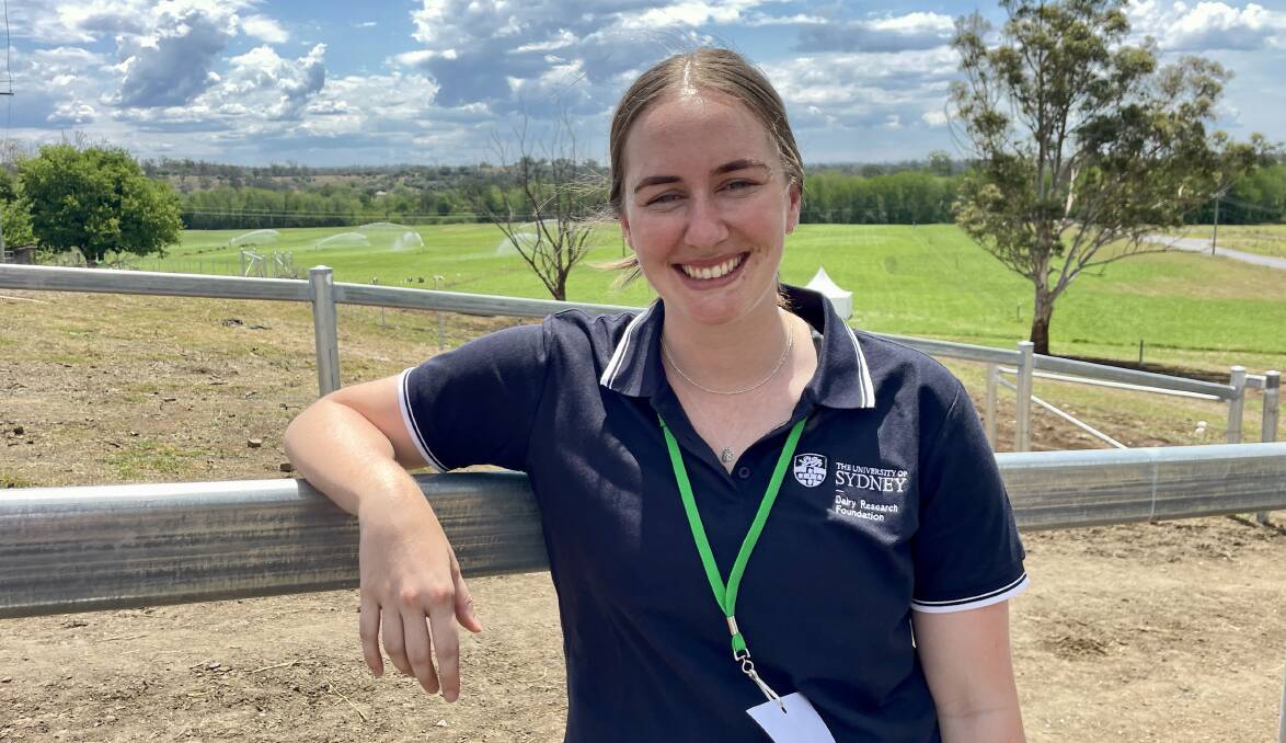 Second-year PhD student Alice Shirley, University of Sydney, won the Emerging Scientist competition at the Dairy Research Foundation Symposium in November. Picture by Hayley Warden