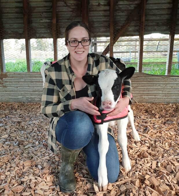City-raised Angela Dunstone swapped a nursing career for the dairy industry and is now assistant herd manager at Kergunya Souths Hermitage Dairy.
