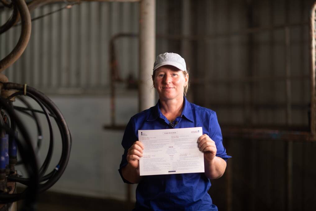 Jasmine Kneebone from Nambrok in Victoria, feels she is ready to step up and achieve her goals after taking part in the Our Farm, Our Plan program.