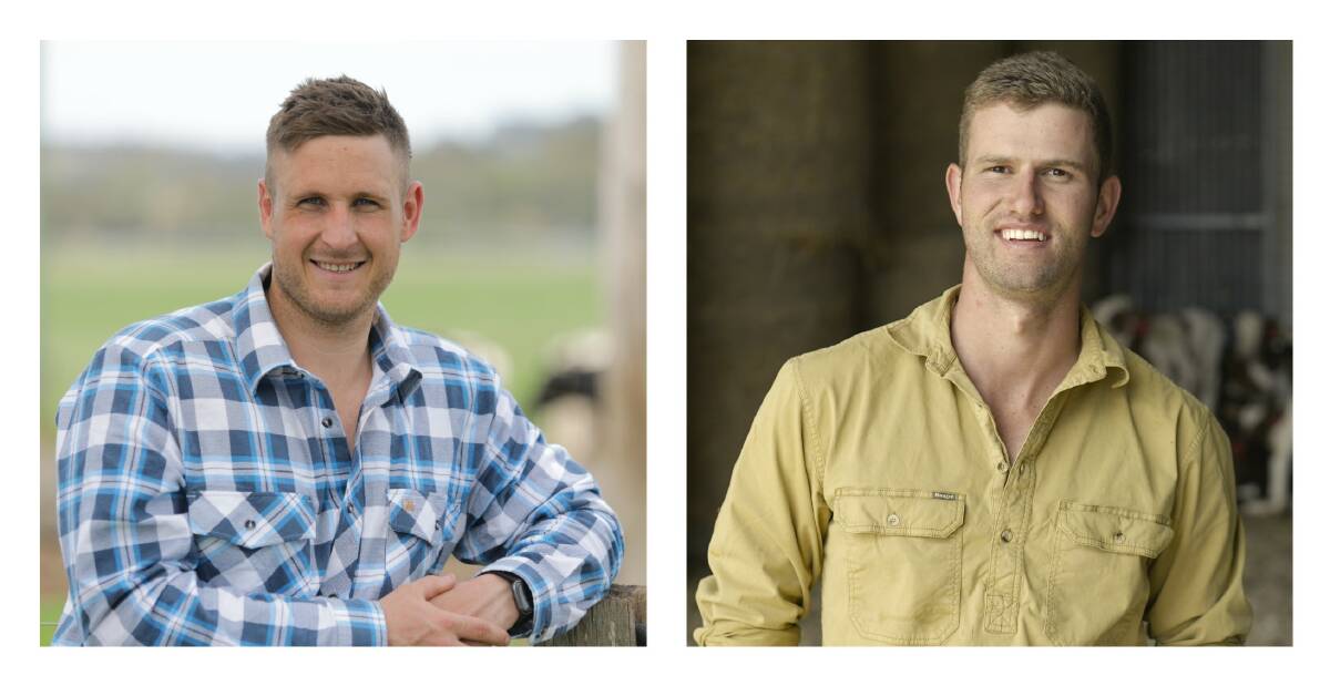 Dairy farmers Ben, Wingham, NSW and Harry, Kyabram, Victoria.