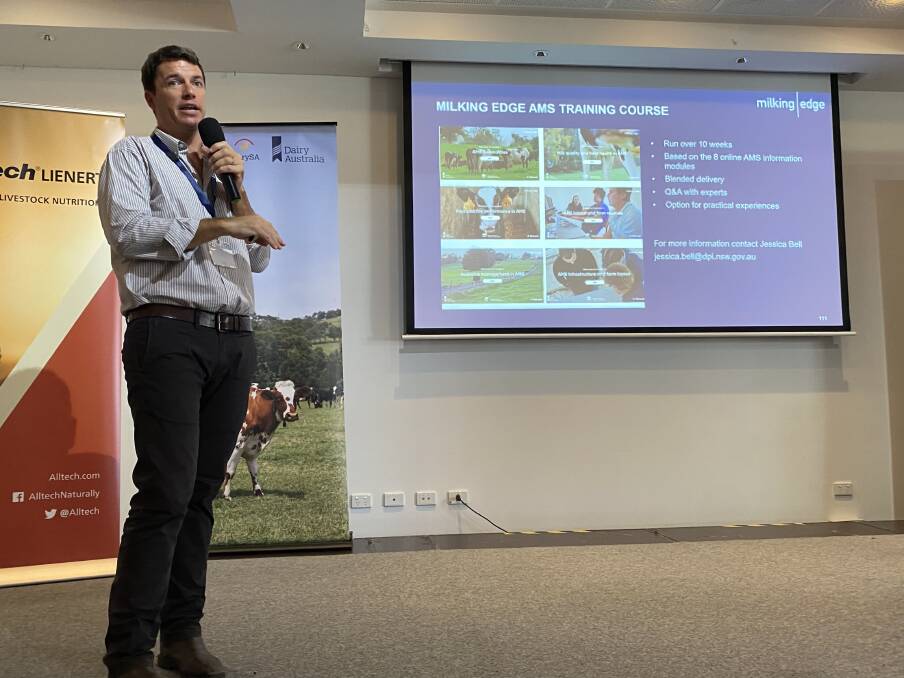 Dr Nicolas Lyons is a dairy development officer at the NSW Department of Primary Industries with expertise in dairy science, robotic milking, technology, pasture management, data management. He was the guest speaker at the DairySA Central Conference in Victor Harbor earlier this year.