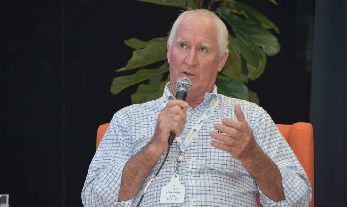 Queensland beef producer Don Heatley speaking at the Zanda McDonald Award Impact Summit in Brisbane this week, about the 2011 Labor Government ban on live cattle exports to Indonesia. 