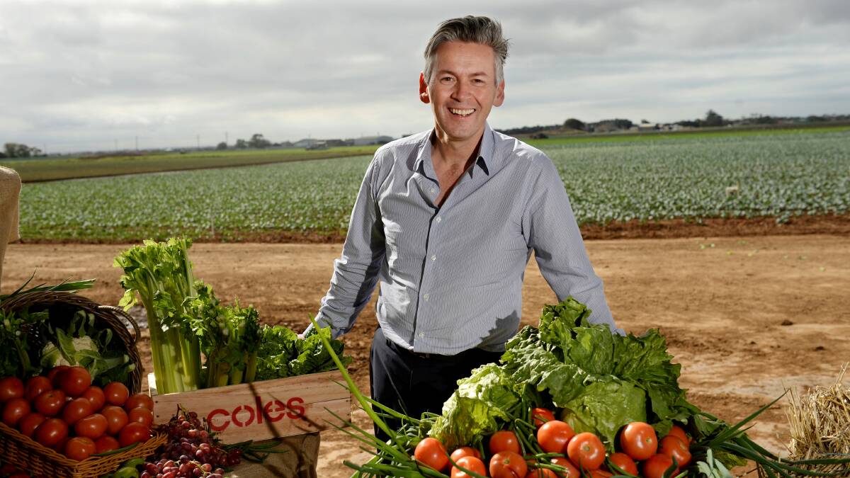 The head of the Coles supermarket chain, John Durkan, says fresh meat and produce is being trading off as households battle to balance budgets.