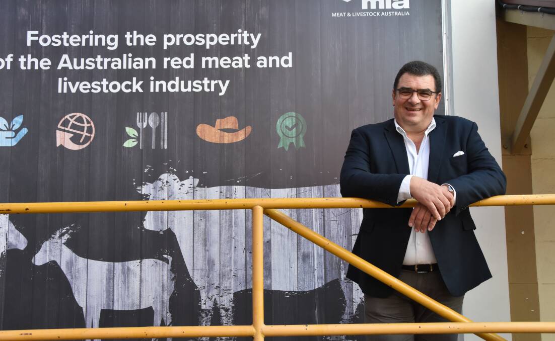 SOLID FOUNDATIONS: Meat & Livestock Australia's managing director Jason Strong at the Royal Queensland Show in Brisbane last week.