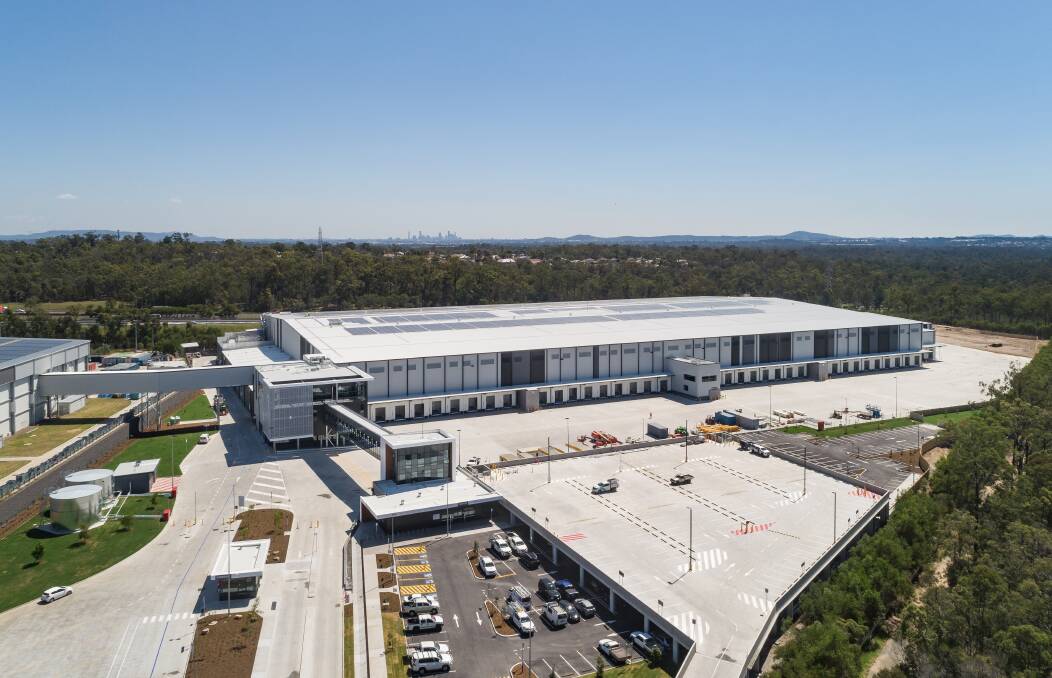 An automated air-bridge connects the the Hilton Foods Australia facility and the Woolworths distribution centre in Brisbane. Picture supplied.