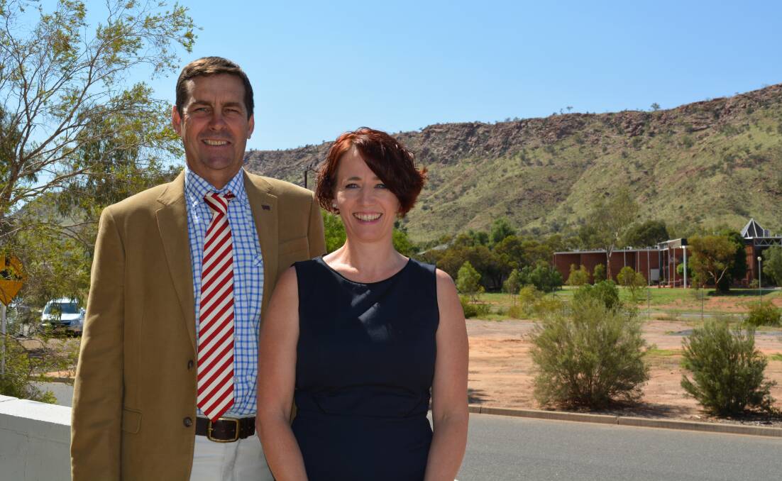 Cattle Council of Australia president Howard Smith and chief executive officer Margo Andrae.