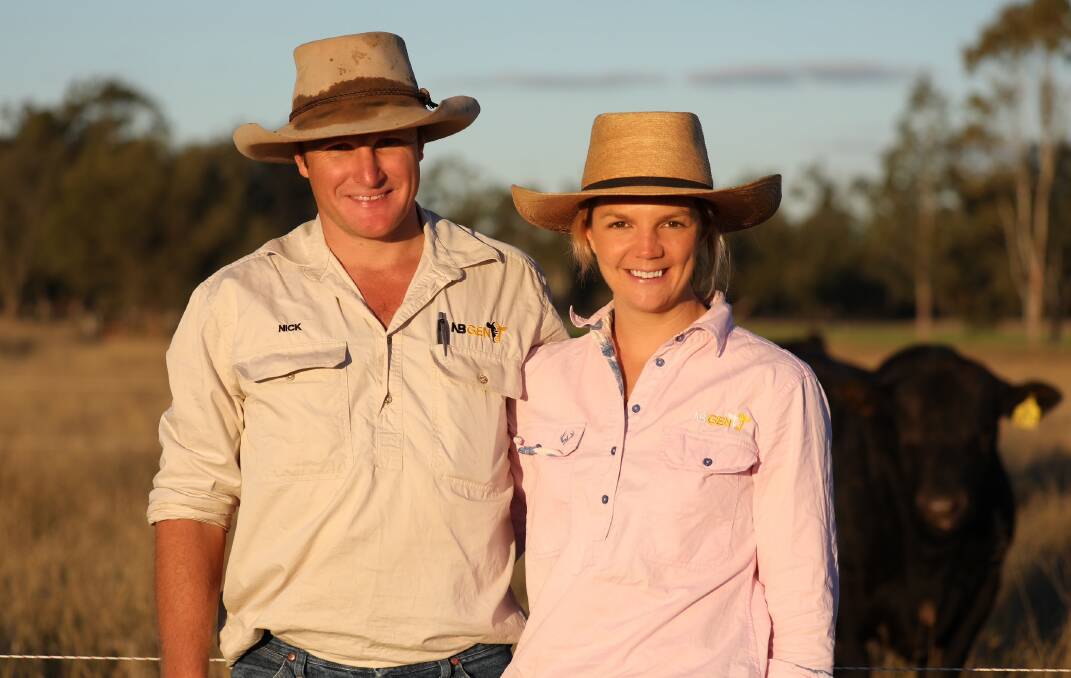 Nick and Kate Boshammer, from NB Genetics in Queensland.