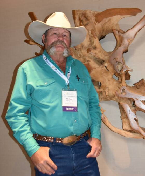 Californian rancher Mike Williams at the Global Roundtable for Sustainable Beef conference in Denver, Colorado.