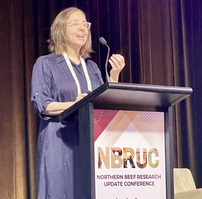 Dr Smyth speaking at the NBRUC conference in Darwin.