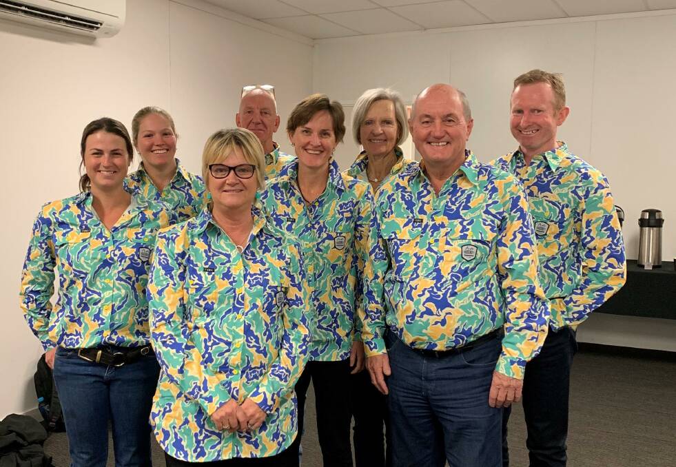 ON THE FRONT FOOT: OBE Organic staff in their bright and vibrant shirts, which serve as a catalyst to start conversations about mental health.