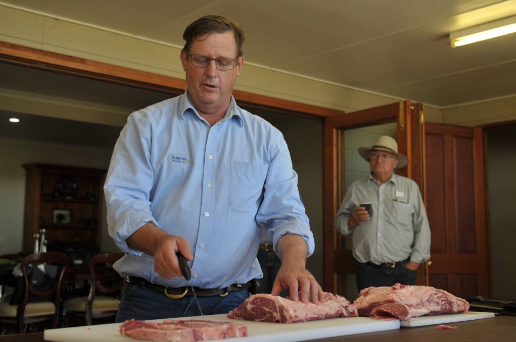ALL IN A NAME: Signature Beef's Blair Angus says brand integrity is everything. PHOTO: Kelly Butterworth.