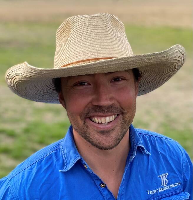 LEADING THE WAY: 2022 Zanda McDonald recipient Charlie Perry, who manages his family-owned and operated Wagyu beef farm at Gurya in Northern New South Wales.