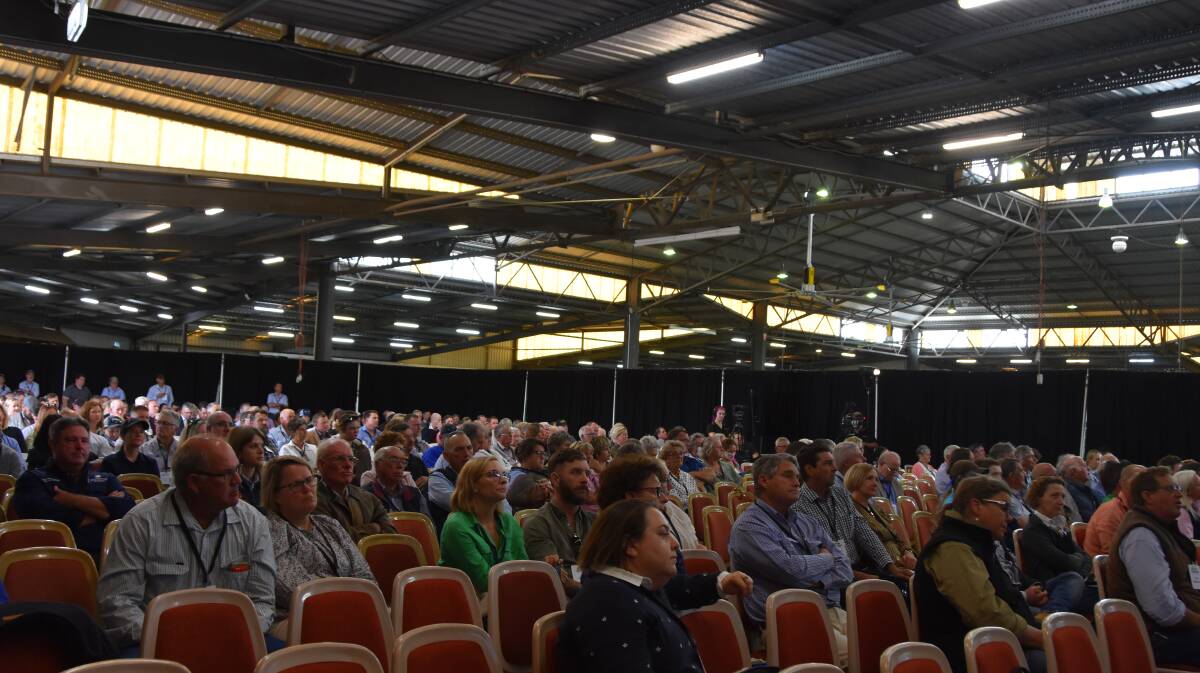 The crowd at the MLA Updates forum in Toowoomba.
