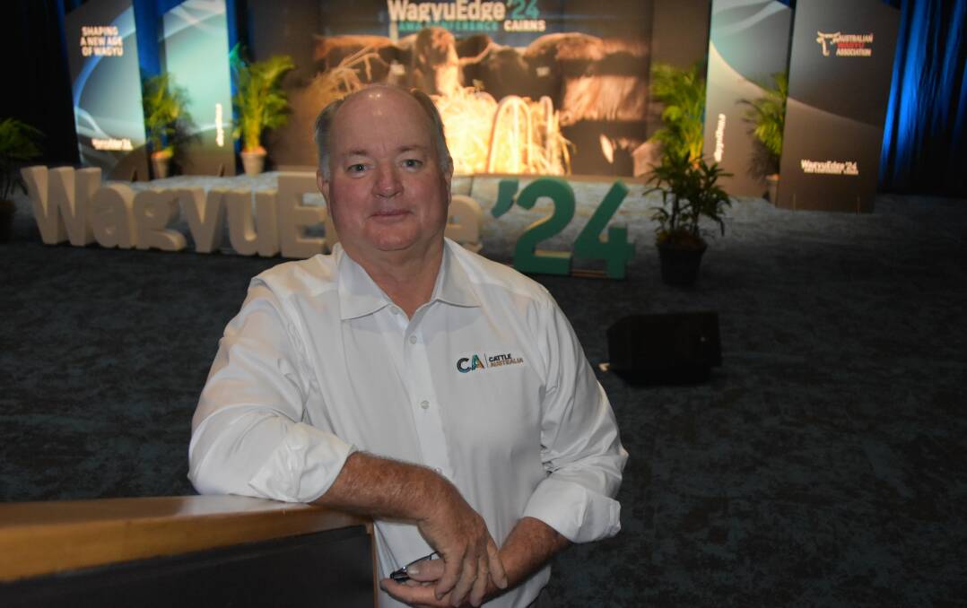 Cattle Australia director David Foote at the 2024 Wagyu Edge conference in Cairns. Picture Shan Goodwin.
