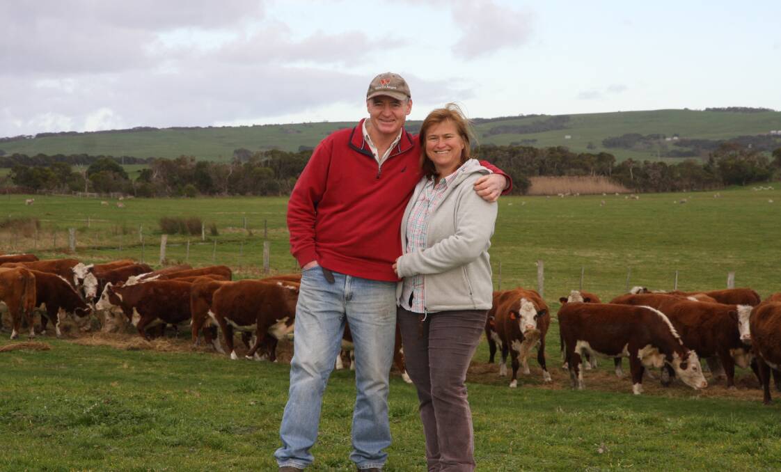  SPEAK UP: Beef and sheep producers Paul and Jenny O'Sullivan, Malabar Farm, Gippsland.