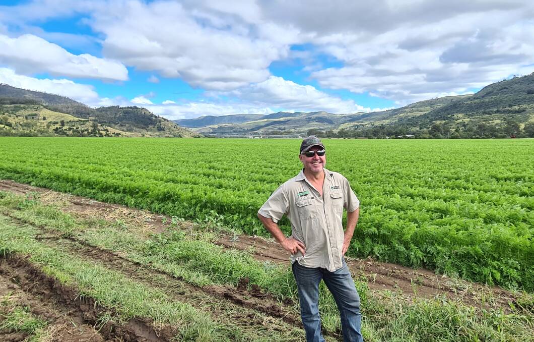 Woolworths supplier Anthony Bauer, Lockyer Valley Organics in Queensland.