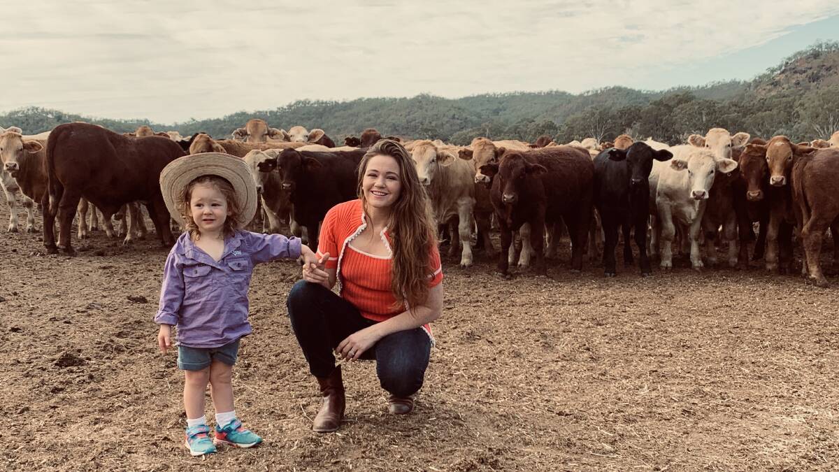 ON THE JOB: Veterinary consultant and research scientist Dr Melissa George and daughter Victoria.