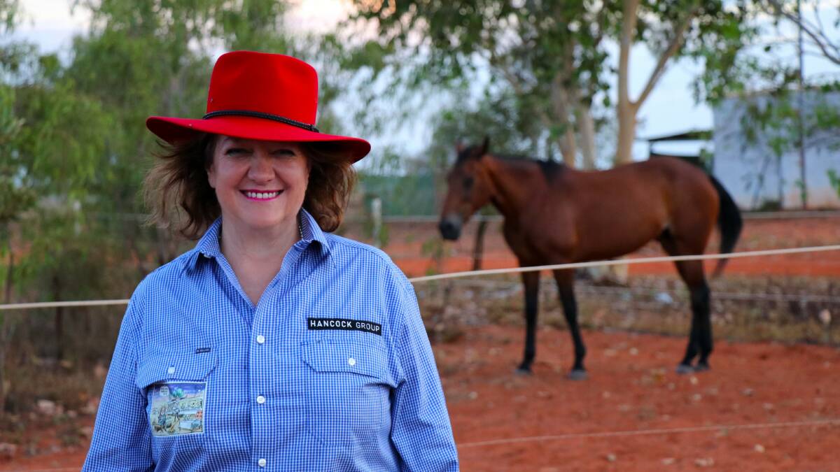 Cattle empire owner Gina Rinehart.