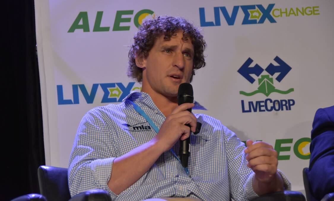 BRAZIL FACTOR: Michael Patching, an in-market expert on live exports to Vietnam, speaking at the recent LIVEXchange conference in Townsville.