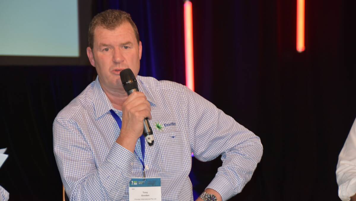 INSIGHT: Frontier's Tony Gooden speaking at Beef Australia in Rockhampton.