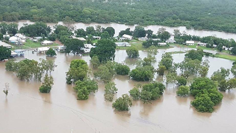 The Daly River in flood in 2018. Picture: NT Police.