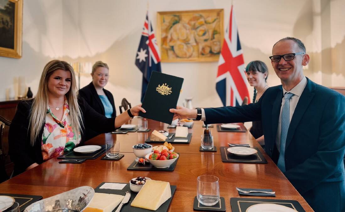 UK and Australian officials this week signed a deal to allow UK raw milk cheeses to be exported to Australia. Picture: Australia House.