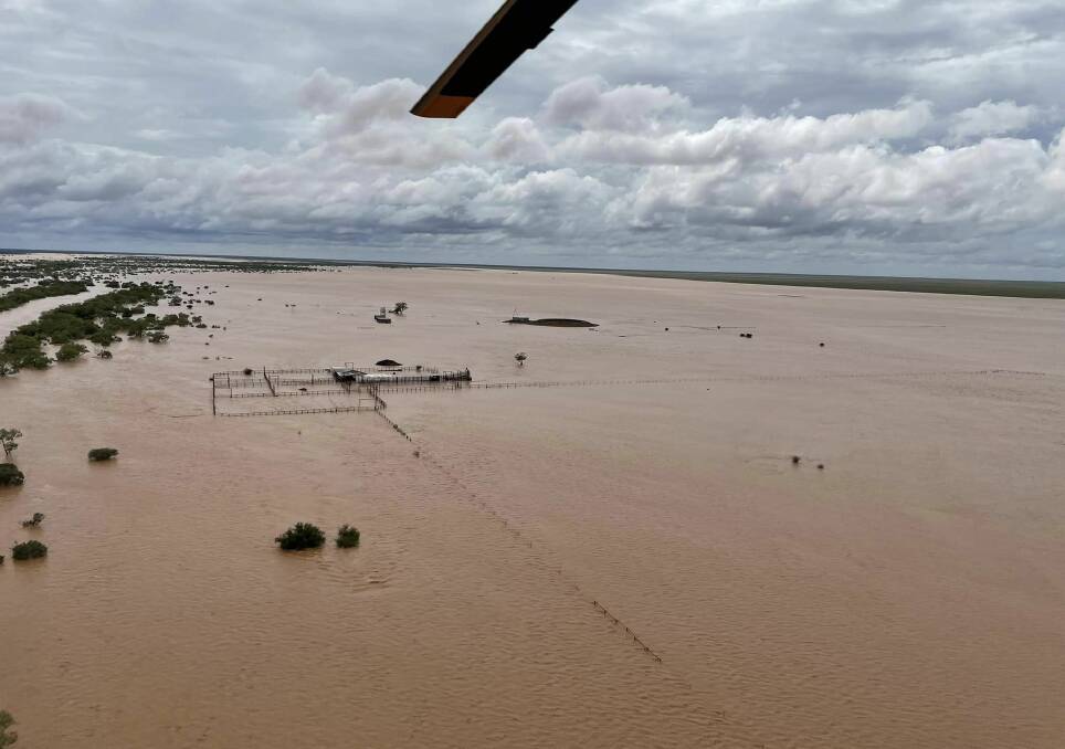Ex TC Ellie dropped huge amounts of rain across the top of Australia, this is the Lake Nash region near the NT/Qld border. Picture from Georgina Pastoral Company