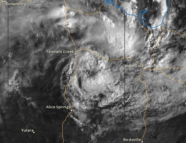 How ex TC Ellie is looking today. Satellite picture from BOM.