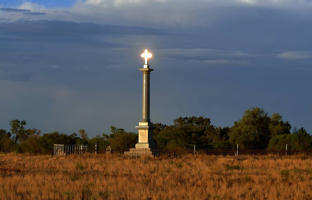 The monument is precisely positioned to capture the rays of the setting sun. 